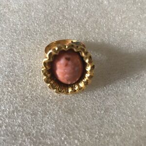Gold and Pink Stone Ring